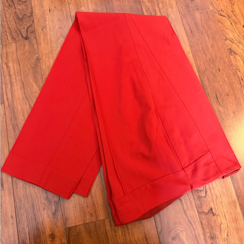 Escada Red Slacks/Trousers/suit pants(like new), size 10, office wear